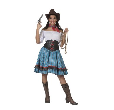 	         Cowboy Damen Kostüm, 40-42