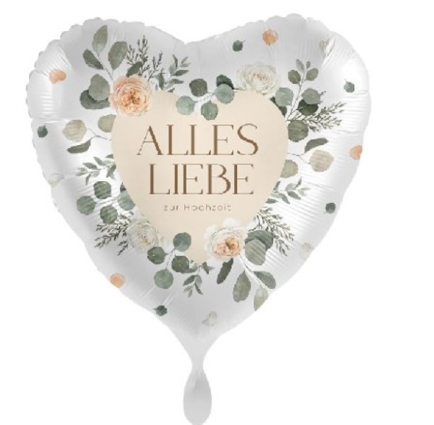 Folienballon Alles Liebe zur Hochzeit Folienballon Alles Liebe zur Hochzeit