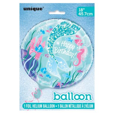 Folienballon Meerjungfrau