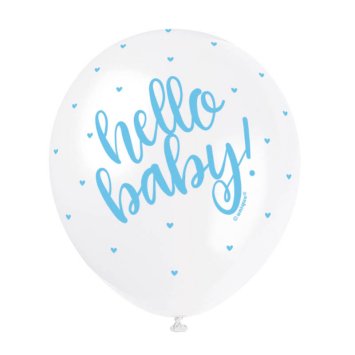 Ballons blau/weiss Oh Baby