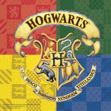 Servietten Harry Potter Hogwarts