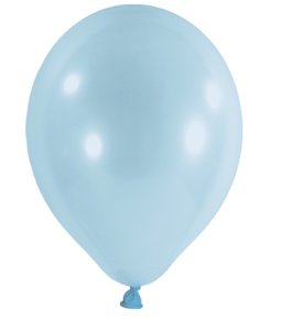 50 Luftballons 33cm - Pastell - Hellblau
