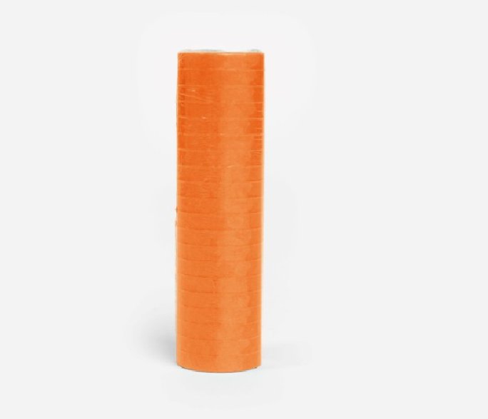 Luftschlangen 20 x 4m flammhemmend orange Luftschlangen 20 x 4m flammhemmend orange