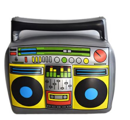 Radio aufblasbare, 60 cm Radio aufblasbare, 60 cm