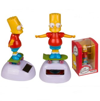Bart Simpson auf Skatboard