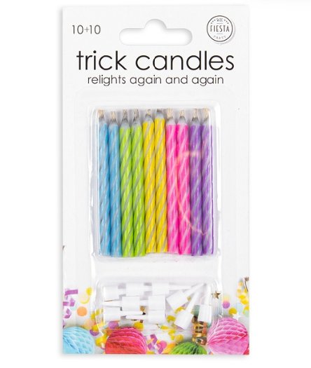 Tortenkerzen, magisch, wieder brennbar