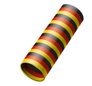 Luftschlangen Deutschland, 1 Rolle