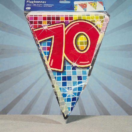 Wimpelkette zum 70.Geburtstag Wimpelkette zum 70.Geburtstag