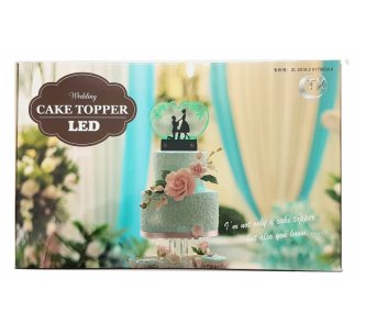Cake Topper LED Brautpaar