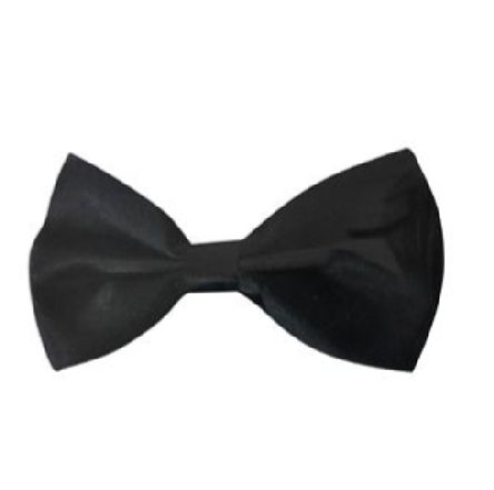 Fliege, schwarz - gebunden