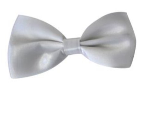 Fliege, weiß - gebunden