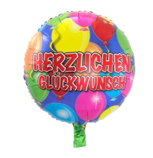 Folienballon Herzlichen Glückwunsch