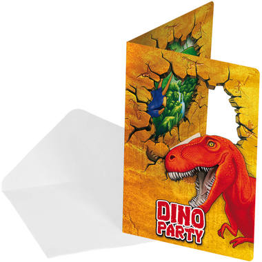 Dino Party Einladungskarten