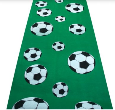Fußball Party Teppichläufer, 450 cm