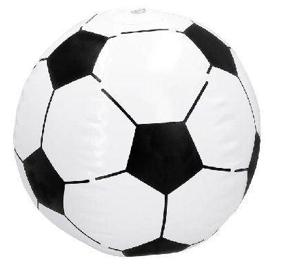 Aufblasbarer Fußball, 25 cm
