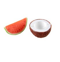 Tischkartenhalter Melone und Kokosnuss