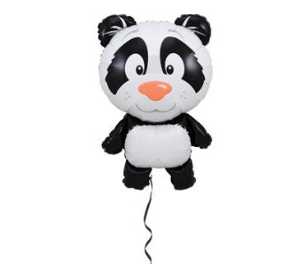 Folienballon Panda, 50 x 90 cm
