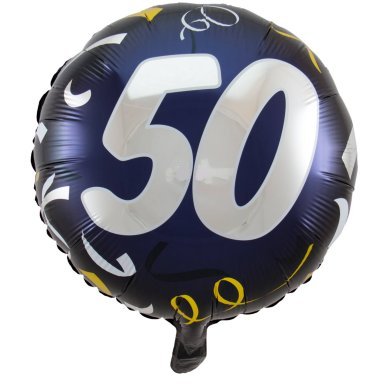 Ballon zum 50. Geburtstag / Jubiläum