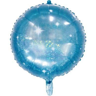 Folienballon Aqua Blau - 61 cm