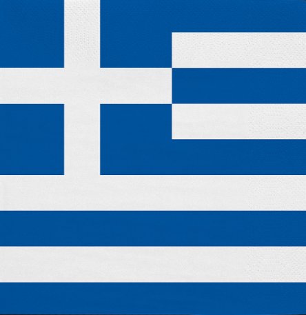 Servietten Griechenland, 20 Stück