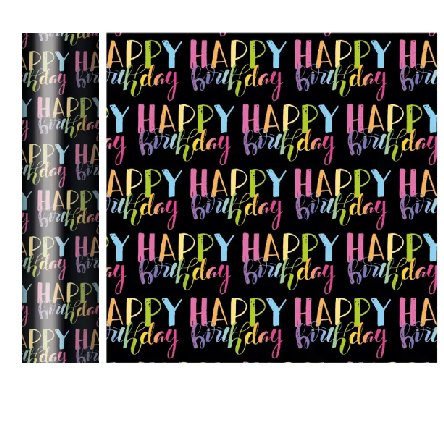 Geschenkpapier Happy Birthday