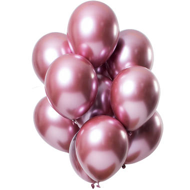 Ballons Glossy Bordeaux 33cm - 12 Stück