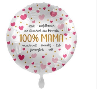 Ballon - 100% Mama, 45 cm