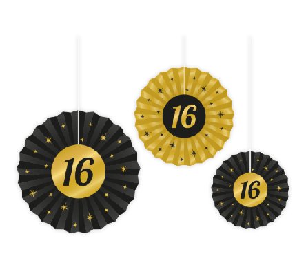 Edle Partyfächer,zum 16.Geburtstag