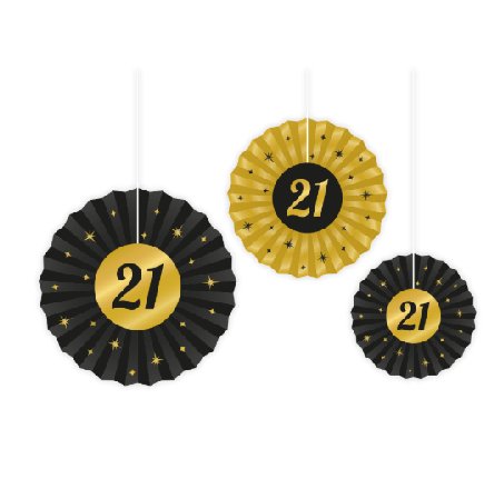Edle Partyfächer,zum 21.Geburtstag