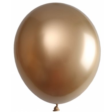 Metallic Luftballon, kupfer - 6 Stück