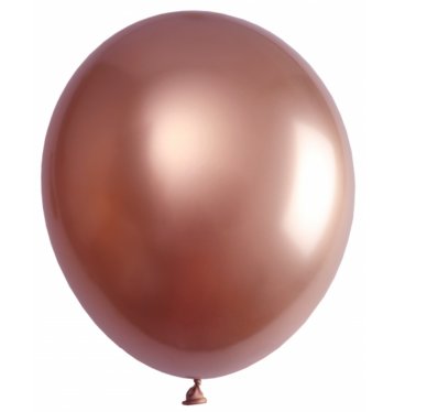Metallic Luftballon, rosegold - 6 Stück