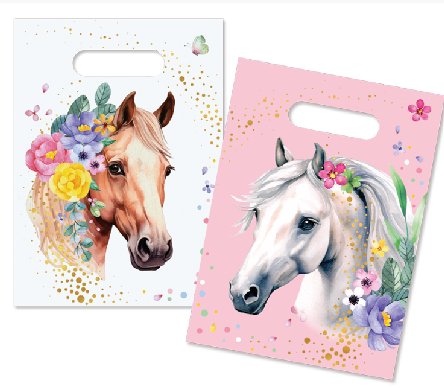 Geschenktüten Pferd, 6 Stück