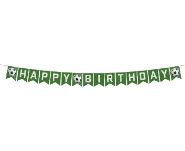 Fußball Girlande Geburtstag, 6m
