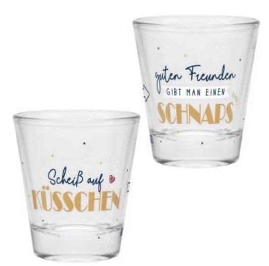 Schnapsglas Küsschen