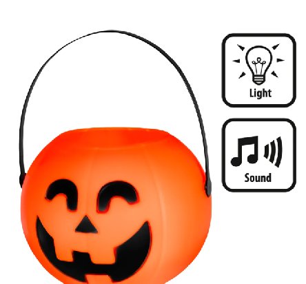 LED Eimer Kürbis LED Eimer Kürbis