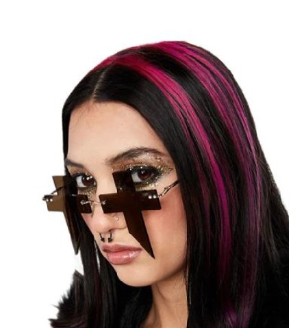 Kruzifixbrille mit Kreuz
