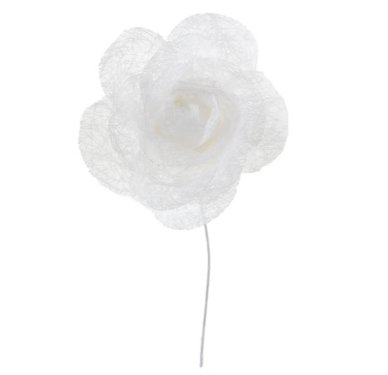 Weiße Rosen, 4 Stück