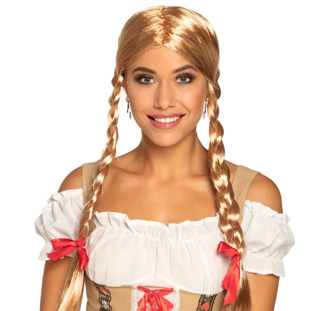 Perücke Heidi blond