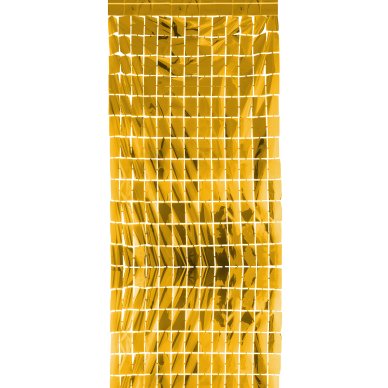 Folienvorhang - gold -  2m