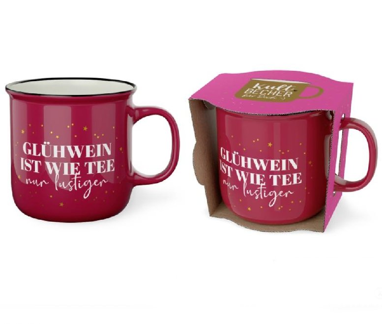 Kaffeebecher Glühwein ist wie Tee Kaffeebecher Glühwein ist wie Tee