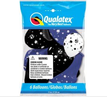 Ballons Weltall, 6 Stück