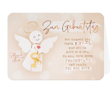Glückwunschkarte zum Geburtstag
