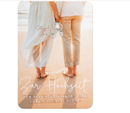 Glückwunschkarte zur Hochzeit Glückwunschkarte zur Hochzeit