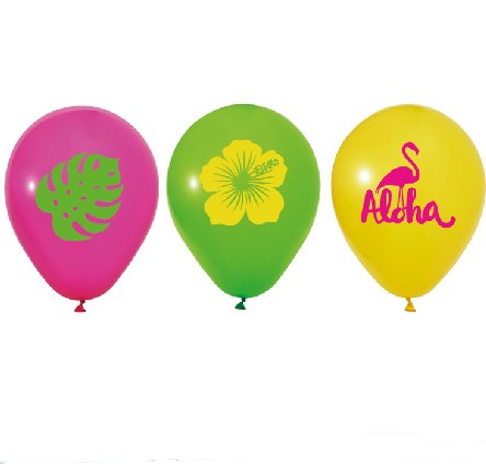 Aloha Luftballons, 6 Stück Aloha Luftballons, 6 Stück