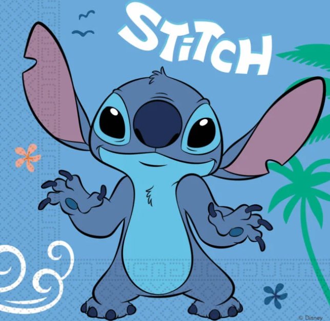 Servietten Stitch und Angel, 20 Stück