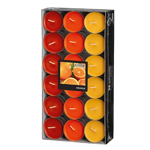 Duftlichte Orange, 36 Stück