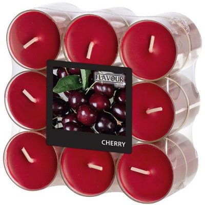 Duftteelichter Cherry / Kirsche, 18 Stück