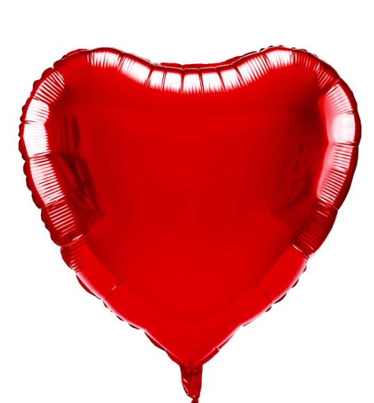 Folienballon Herz, rot - 61 cm