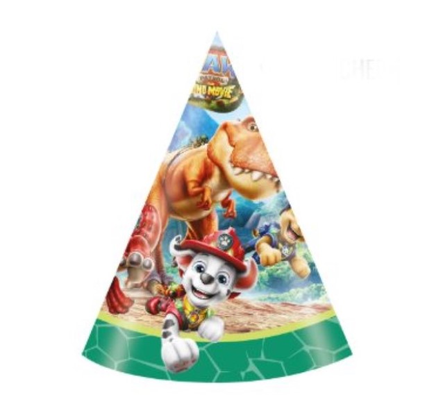 Paw Patrol DINO Movie Partyhüte Paw Patrol DINO Movie Partyhüte