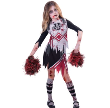 Kinderkostüm Zombie Cheerleader, 7-8 Jahre